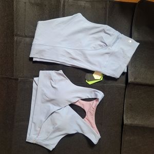 Brand New (w/ tags) Blueish/Purple Athleisure Workout Pants and Sports Bra (S-L)